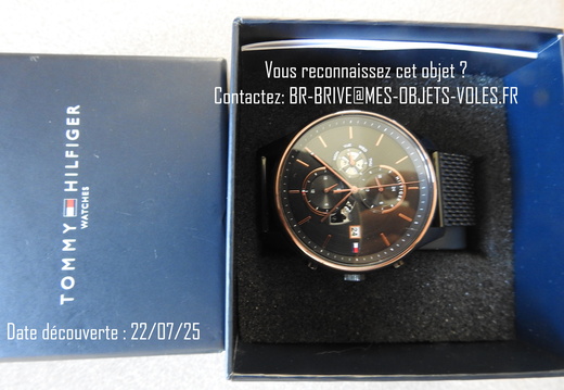 CK03 montre Tommy Hilfiger avec boite