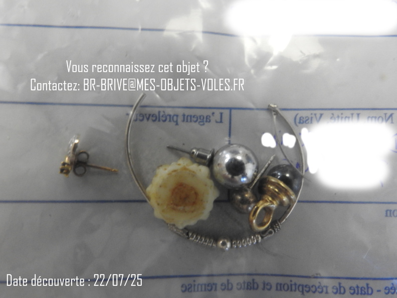 TC11 4 boucles oreilles, 1 pendentif perle noire et 1 fleur.JPG
